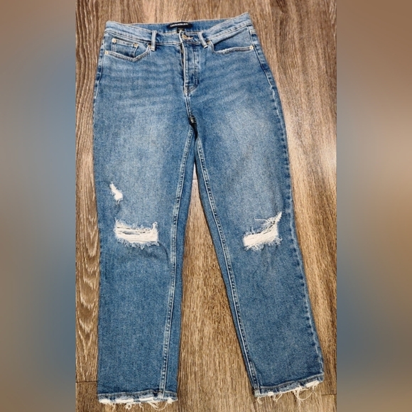 Calvin Klein Jeans Denim - Calvin Klein Vintage 80s High Rise Straight Leg Mom Jeans - Waist Size 28